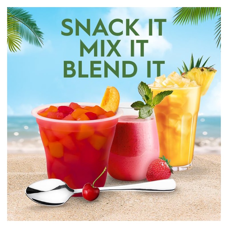 Del Monte Escapes Mixed Fruit Sangria, 7 oz Cups, Pack