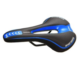 Xrten Bicycle Saddle, Hollow Gel Bicycle Saddle, Ergonomic Bicycle Seat, Breathable Road Bike Saddle, Shock Absorbing MTB Saddle Men Women