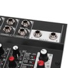 Portable Multifunctional FiveChannel Stereo Audio Sound Mixer Compact