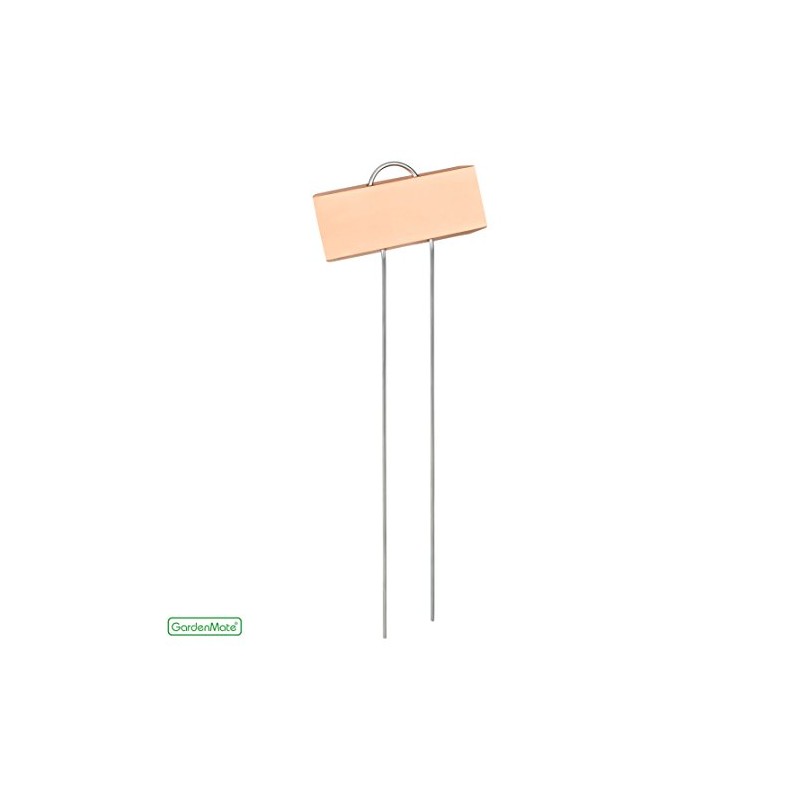 GardenMate 25-Pack Weatherproof Large Copper Metal Plant Labels, Height 11.5",