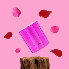 Paris Rose and Sandalwood Large Luxury Scented Candle in Box - Luxurious Fragrance with Long Burn time - 230gm Natural Wax - Scented Candle Gifts for Women & Men