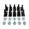 Region Offroad Rocker Trim Molding T-Bolts Compatible with Jeep CJ5