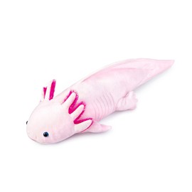 ZHONGXIN MADE Axolotl Plush - Light Pink Axolotl Stuffed Animal, Realistic 20" Cute Ambystoma Creepy Amphibians Plush Toys, Unique Plush Gift Collection for Kids