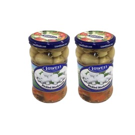 PICKLED MUSHROOMS LOWELL , PIECZARKI MARYNOWANE 9.30Z (265G) 2PACK