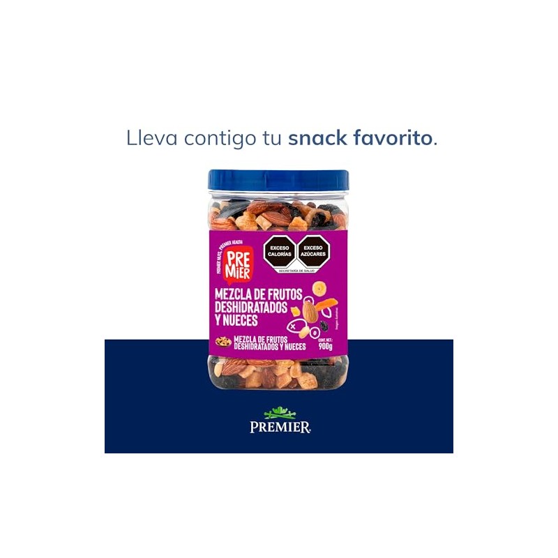 Mezcla de Frutos Secos y Nueces 900 gramos Bolsa resellable
