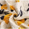 DaDa Bedding Fresh Botanical Bedspread Quilt - Yellow Fleur Floral