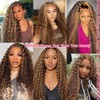 DOSYVI Ombre Lace Front Wig Human Hair 180% Density 4/27