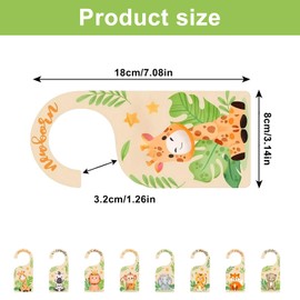 8PCS Wardrobe Dividers, Adjustable Closet Organizers for Clothes, Nursery Closet Dividers for Newborn, Infant Clothing Organization
