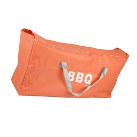FUNOMOCYA BBQ Pouch Travel Duffle Bag Tote Bag Waterproof Phone Pouch Vacuum Sealer Bags Barbecue Carry Bag Cargo Net Messenger Transparent Canvas Handbag Organizer BBQ Oven Bag Orange