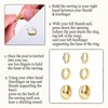 VIROMY Rose Gold Earrings for Women Trendy Small Hoop Earrings,