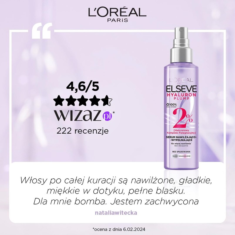 Elseve Hyaluron Plump Moisturising Serum 150 ml