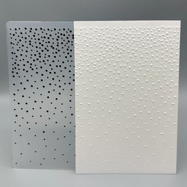 3D Plastic Embossing Folder Template Christmas Little Snowflakes Fluttering Texture A6 Size for Card Making DIY Scrapbooking Paper Crafting Handmade Crafts Scrapbooking Arts Supplies Scrapbook Decor