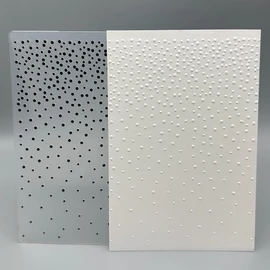 3D Plastic Embossing Folder Template Christmas Little Snowflakes Fluttering Texture A6 Size for Card Making DIY Scrapbooking Paper Crafting Handmade Crafts Scrapbooking Arts Supplies Scrapbook Decor