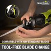 SnapFresh 20V Cordless Reciprocating Saw –3000 SPM, Variable Speed Trigger,