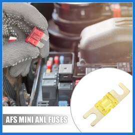 VekAuto 6pcs 120A AFS Mini ANL Fuse for Car Truck Motorcycle Boat Audio CDs Auto Accessories