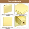 sourcing map 15Pcs Square Cabinet Knobs, 1.2 Inch Square Kitchen