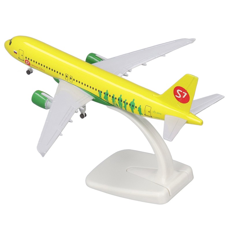 Aircraft Model Detachable Alighting Carriage Decoration Yellow Alloy Plane Model