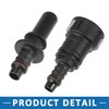 A ABSOPRO Straight Fuel Line Hose Quick Release Connector 11.8