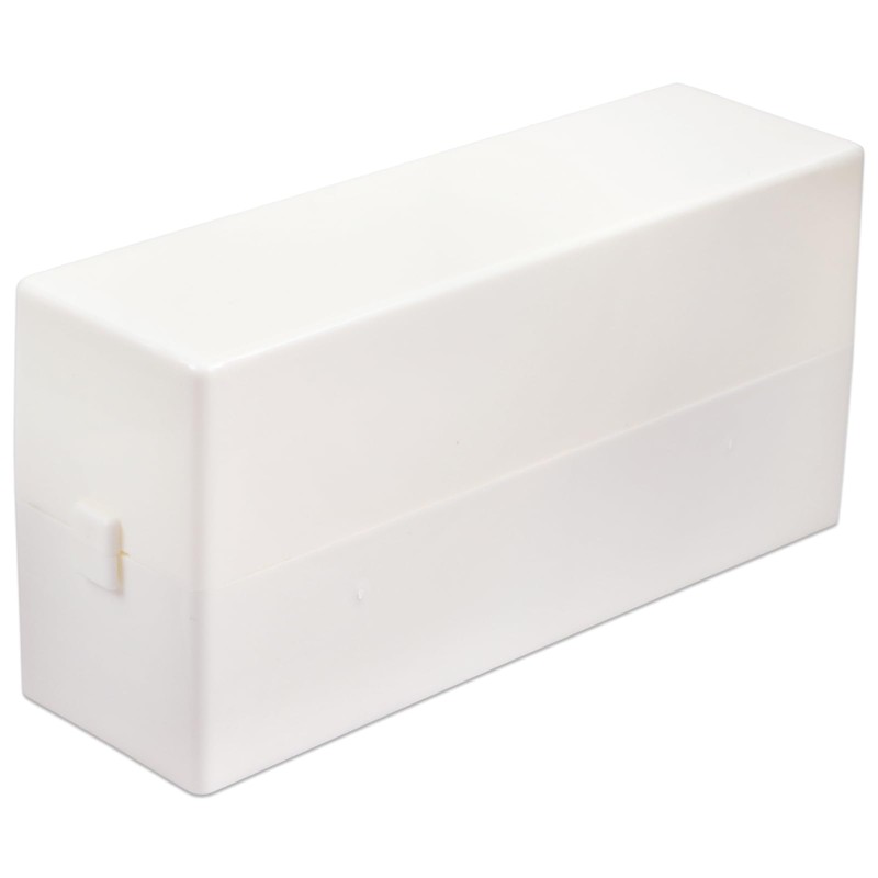 30 Holes White Rectangle Nail Drill Bit Holder Stand Display