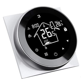 KETOTEK Smart Underfloor Heating Thermostats Water WiFi Compatible with Alexa, Programmable 3A Room Thermostat Underfloor Water Heating Controller Smart Life/Tuya App Controlled