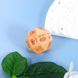 Santa Swap Gift Exchange Christmas Anniversary Date Gifts for Him Her, 18 Sides Food Decider Date Night Dice for Boyfriend Girlfriend Valentine Wedding Birthday Gift for Husband Wife Couple