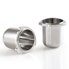 Stainless Steel Coffee Bean Dosing Cup for Breville Espresso Machine Compatible with 54mm Portafilter With Grinder Activating Tab, For Sage sage barista express Impress BES870XL/875/876/878/880