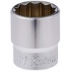 ko-ken 3/8 (9.5 mm) Sq. 12 Square Socket 19 mm 3405 m – 19