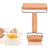 TIJAR Roller Pizza Baking Roller Wood Wooden Roller Home Non