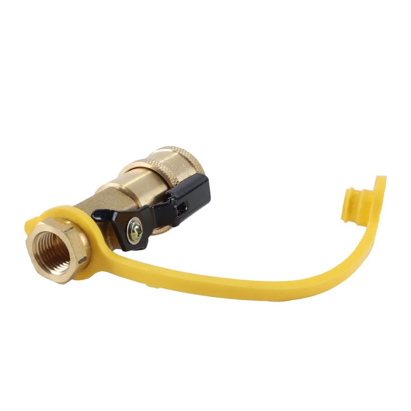 DUZEPA 7-Piece RV Propane Quick Connect Adapter Kit With Shutoff