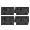 4PCS Mini Embedded Digital Temperature Humidity Meters Gauge Indoor Thermometer
