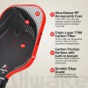 ALLWAKE Pickleball Paddles, Multi-Layer T700 Textured Carbon Fiber Pickleball Paddle,