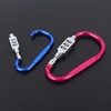 Colorful Dial Combination Lock Small Carabiner