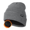 Wmcaps Knit Beanie for Men, Unisex Classic Winter Hats, Fleece