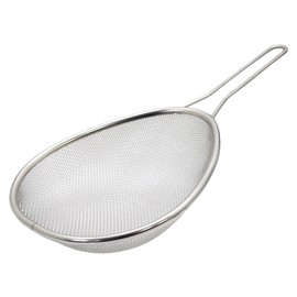 TAKAGI Stainless Steel Scooping Colander, Medium, Silver