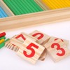 camelize camelize Montessori mathematisches Spielzeug Holz,Rechenstäbchen,Zahlenlernspiel, Pädagogisches Mathe-Spielzeug für Kinder