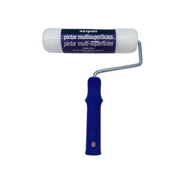 Nespoli 22cm Pore 0 Multi Surface Polyurethane Foam Roller with Purple Handle