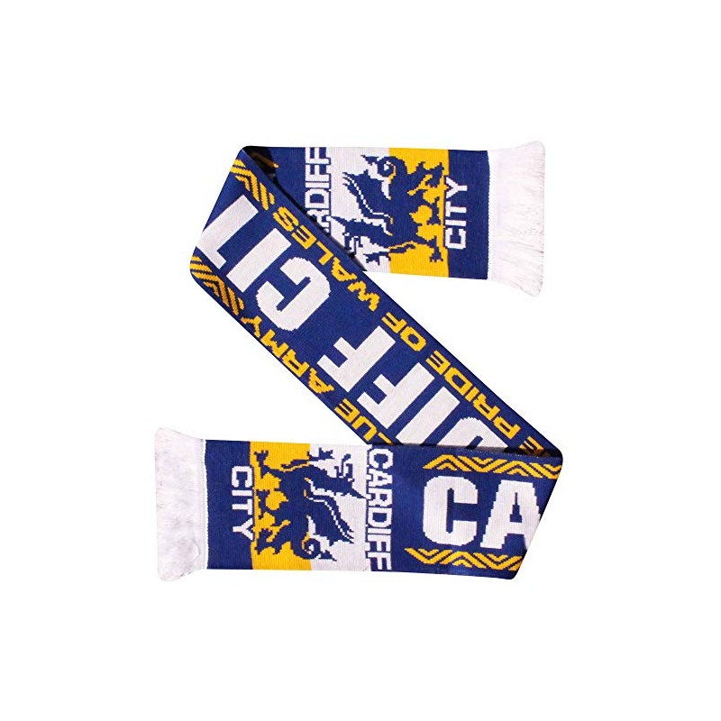 Cardiff City Football Fans Scarf (100% Acrylic)
