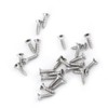 200 Uds M3 Acero Inoxidable SS304 Tornillos Autorroscantes Pan Flat