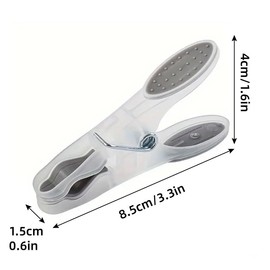 AIMALL 30 PCS Household Clip Seamless Clothes Drying Clip Windproof TPR Soft Rubber Plastic Clip for Laundry