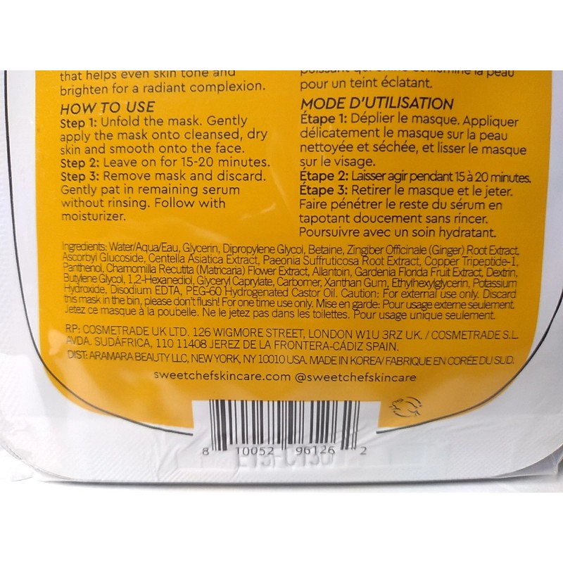 SWEET CHEF 3-PACK Sweet Chef Ginger + Vitamin C Fresh