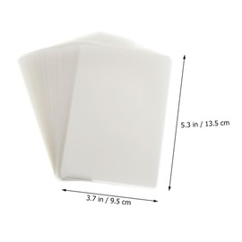 Gatuida 100Sheets Laminating Film Laminating Pouches for Photos Documents Id Cards and Menus Fade Resistant Reflective Protection
