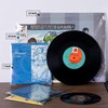 sdroceRyaM 7 inch Vinyl Record Outer Sleeves with Flap Clear