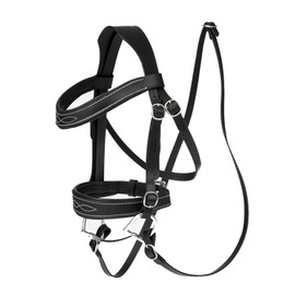 LeMieux Hobby Horse Competition Bridle Black - Padded Leather - Educational Toy