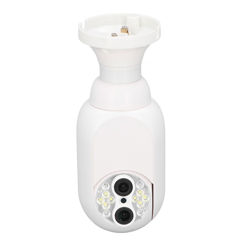 Home Security Camera 1080P Dual Lens 15X Magnification E27 Colorful