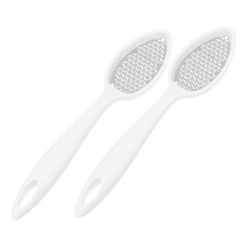 SAFIGLE 2pcs Foot Care Callus Remover Pedicure Trimmer for Dead Skin Ergonomic Design Washable Reusable Compact Portable Foot Rasp for Home Salon Use