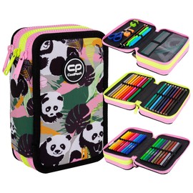 Coolpack Jumper 3 Panda Gang F067829 Pencil Case Multi-Coloured