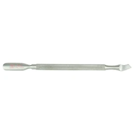 NAIL FACTORY - Empujador y Cortador de Cutícula de Acero Inoxidable, Herramienta 2 en 1.