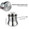 IMEEA Turkish Coffee Pot Arabic Coffee Pot Cezve Turkish Coffee