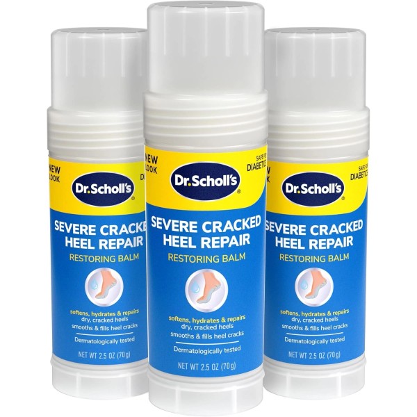 Dr. Scholl's Severe Cracked Heel Repair Restoring Balm 2.5oz, with
