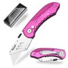 Vickay Folding Utility Knife, Box Cutter with 5 SK5 Quick
